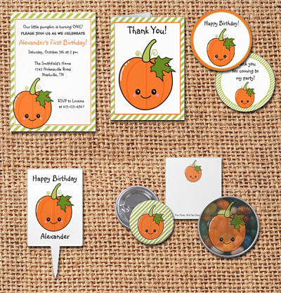 Cute Pumpkin Invitations
