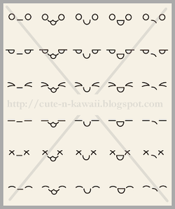 How to Draw Kawaii Faces